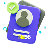 Tornar-se um membro do Na55 é muito simples