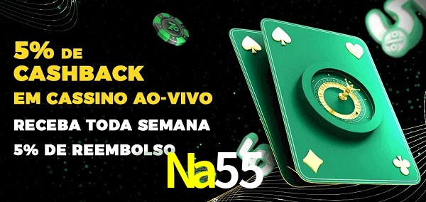 Promoções do cassino ao Vivo Na55